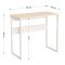 Стол письменный Кадет 800х420х736 белый/белый глянец