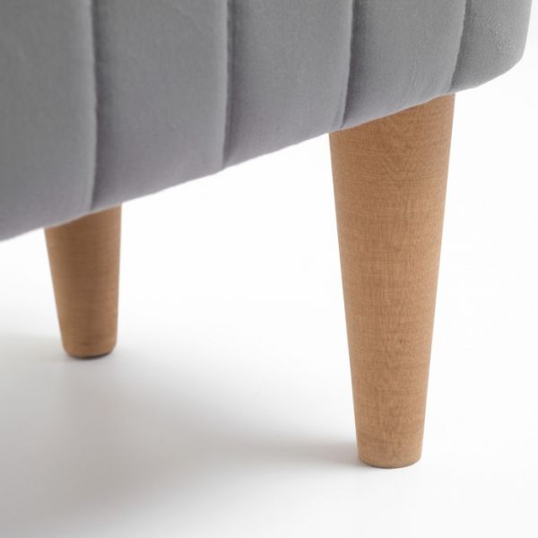 Пуф "Амма" велюр Velutto бежевый