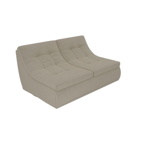 Модуль раскладной диван «Холидей», механизм дельфин, микровельвет, цвет бежевый