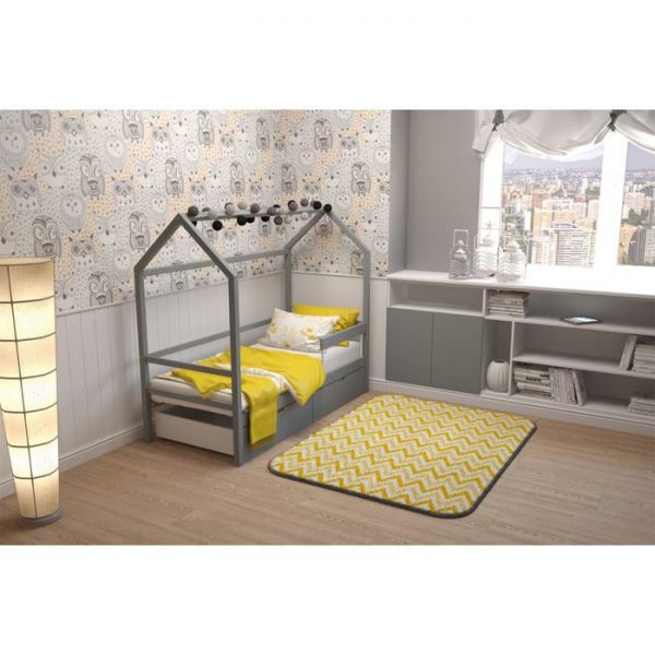 Детская кровать-домик Бельмарко Svogen графит