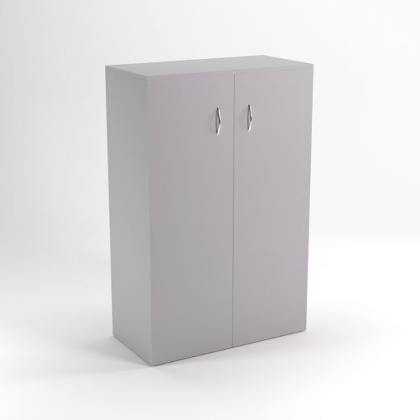 Шкаф стеллаж низкий НШт-5, 760 ? 380 ? 1153 мм, белый шагр