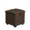 Пуф Осло мини 400х400х410 Рогожка CHOCOLATE
