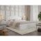 Кровать Стелла 2000х1600 с орт. основанием кож/зам белый