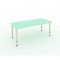 Стол детский регулируемый, 2-х местный, 1200 ? 450 ? 400 мм, группа 0-3, цвет салатовый