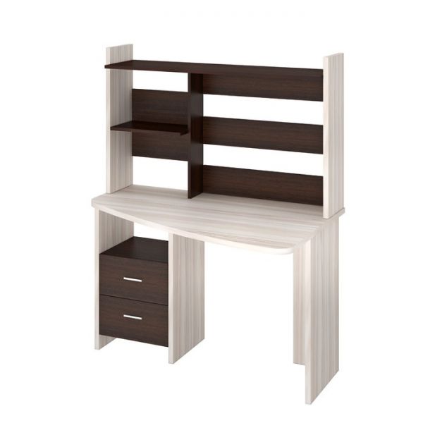 Компьютерный стол, 1200 ? 690 ? 1520 мм, правый угол, цвет карамель