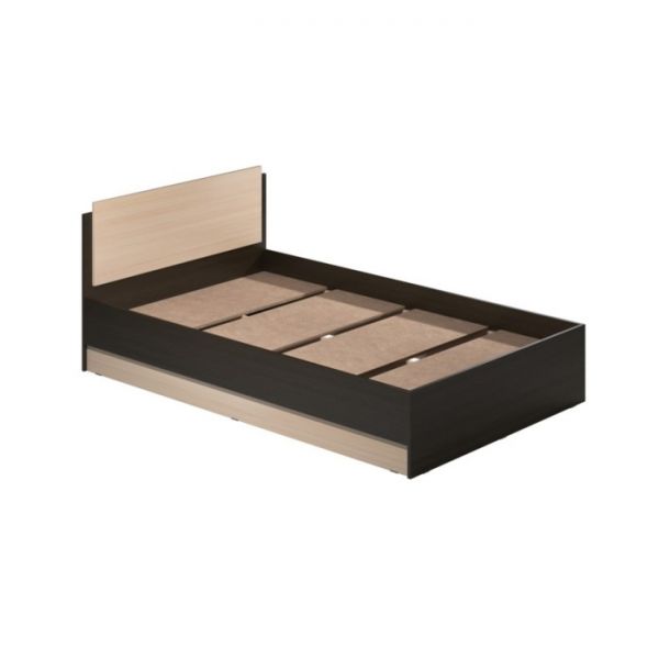 Кровать Аманда, 1200х2000, Венге/дуб млечный