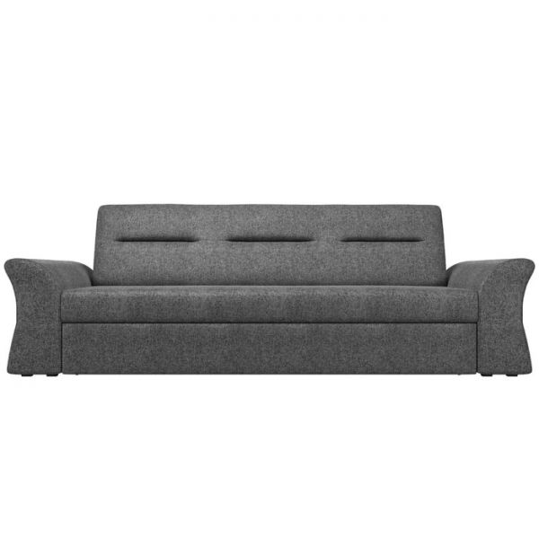 Прямой диван «Клайд», механизм дельфин, рогожка, цвет бежевый