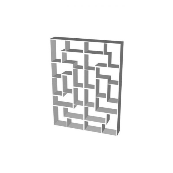 Стеллаж 4, 1800 ? 300 ? 2400 мм, цвет белый