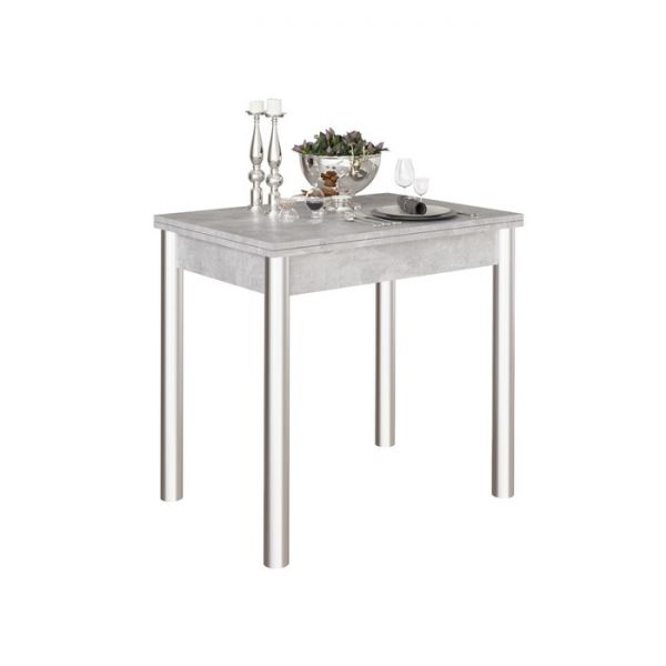 Стол обеденный раскладной СО-06, 800х580(1160)х736, ателье светлый