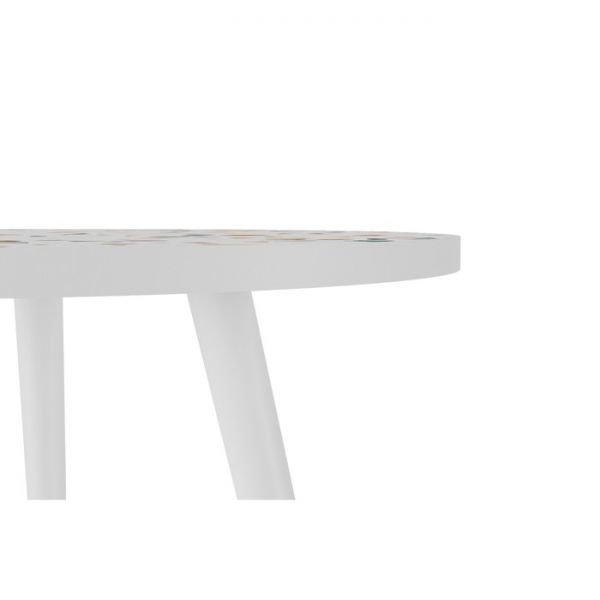 Стол журнальный «Палладио», 450 ? 450 ? 450 мм, цвет терраццо белый