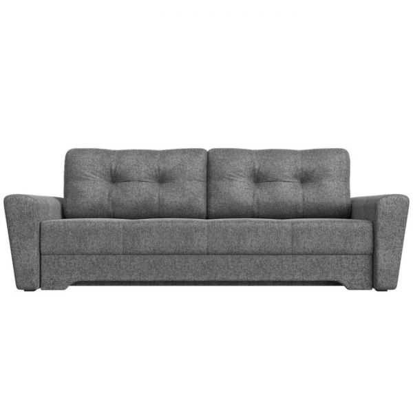 Диван прямой «Амстердам», механизм еврокнижка, рогожка, цвет серый