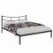 Кровать «Софья», 1200 ? 2000 мм, металл, цвет чёрный