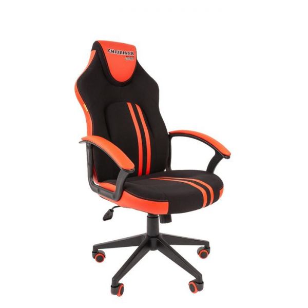 Игровое кресло "Chairman game" 26 черный/красный