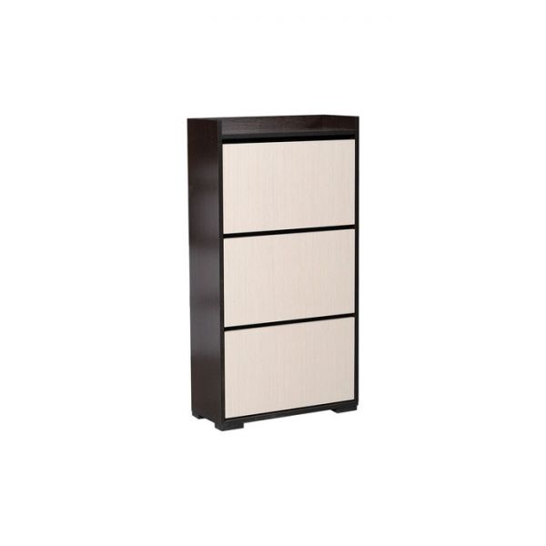 Обувница, 590 ? 250 ? 1120 мм, цвет венге / дуб