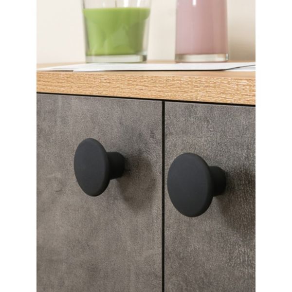 Комод Крафт 13.110, 750х294х842, Камень темный/Дуб крафт золотой