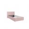 Кровать Бест с ортопедом 900х2000 нежно-розовый (велюр)