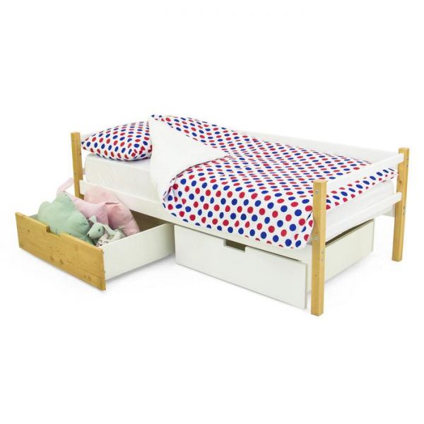 Детская кровать-тахта Svogen дерево-белый