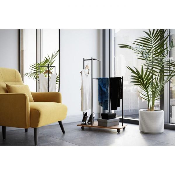 Гардеробная вешалка «Стик», 685 ? 400 ? 1110 мм, цвет белый