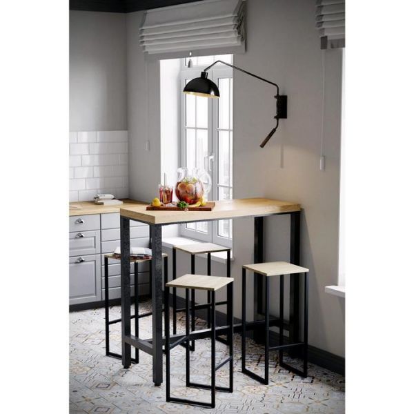 Табурет «Хайбол», 335 ? 335 ? 770 мм, цвет дуб американский