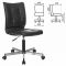 Кресло офисное BRABIX "Stream MG-314", без подлокотников, экокожа, черное, 532077