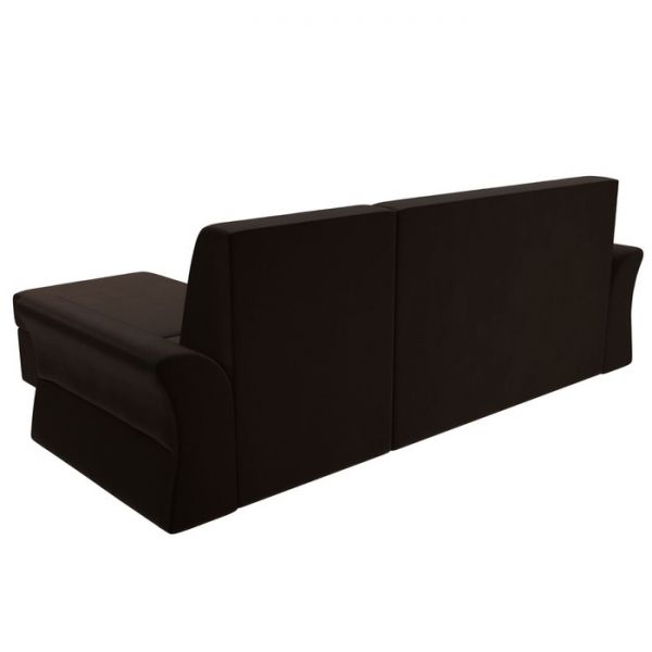 Угловой диван «Клайд», механизм дельфин, микровельвет, цвет бежевый