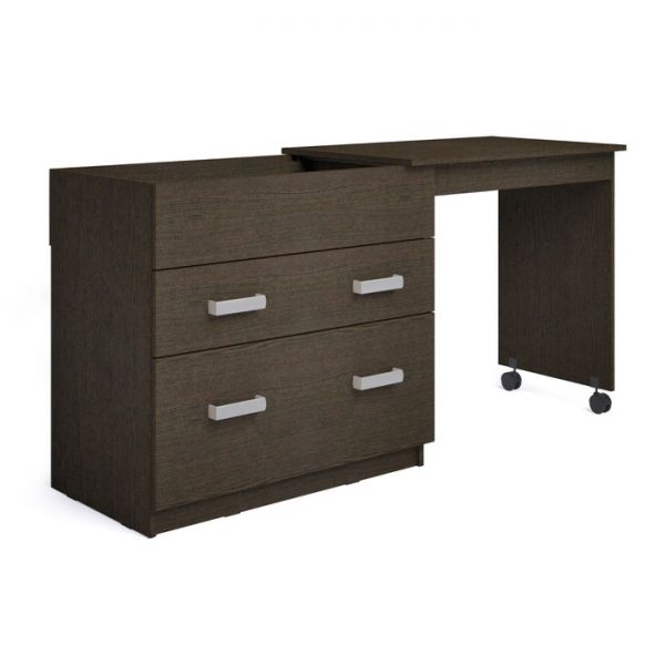 Комод-трансформер, 510 ? 800 (1 500) ? 750 мм, венге тёмный