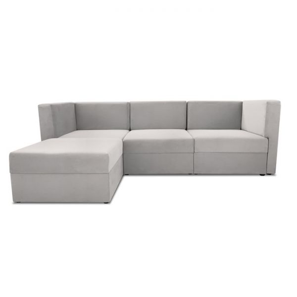 Диван модульный угловой «Бергамо», четыре секции, велюр, цвет dream yellow