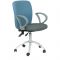 Кресло оператора Chairman 9801 сиденье 15-13 серый/спинка 30-41 голубая