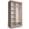 Шкаф-купе Удачный 1 зеркало 1400х600х2300 Венге Темный