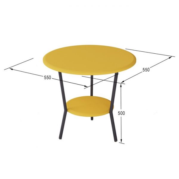 Стол журнальный «Шот», 550 ? 550 ? 500  мм, цвет базилик