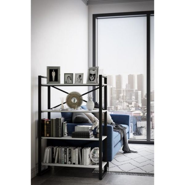 Стеллаж «Хардвиг М», 900 ? 390 ? 1395 мм, цвет белый