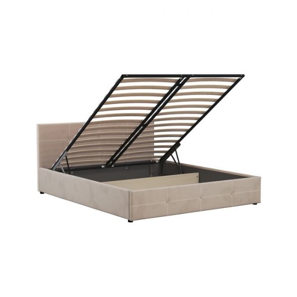 Кровать Синди, 1600х2000, ортопедическое осн+ПМ, Мазерати 04/Бежевый