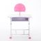 Растущая парта со стулом S03, розовая, ростовая группа №3-4