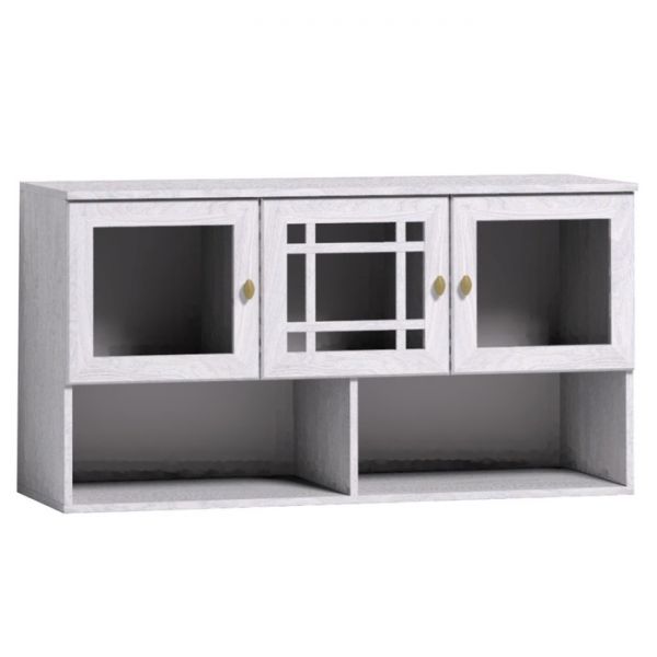 Шкаф навесной Sherlock 4, 1199 ? 400 ? 633 мм, цвет орех шоколадный