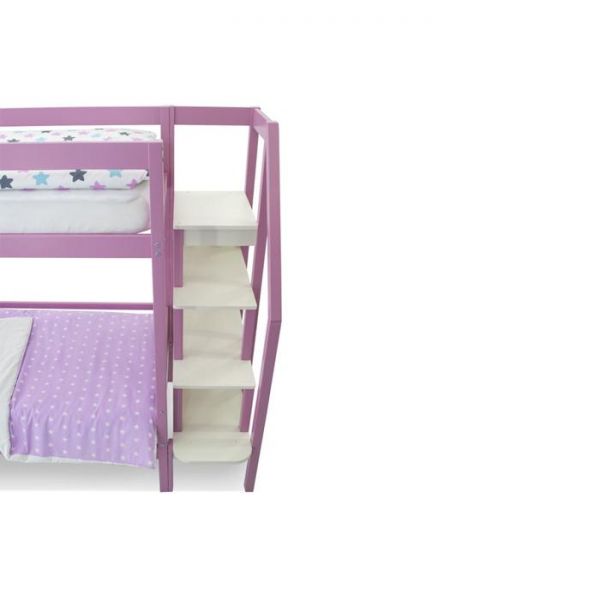 Детская двухъярусная кровать Бельмарко Svogen лаванда