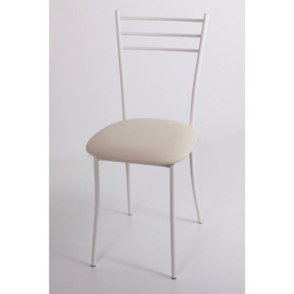 Стул на металлокаркасе Хлоя СТ белый/белый