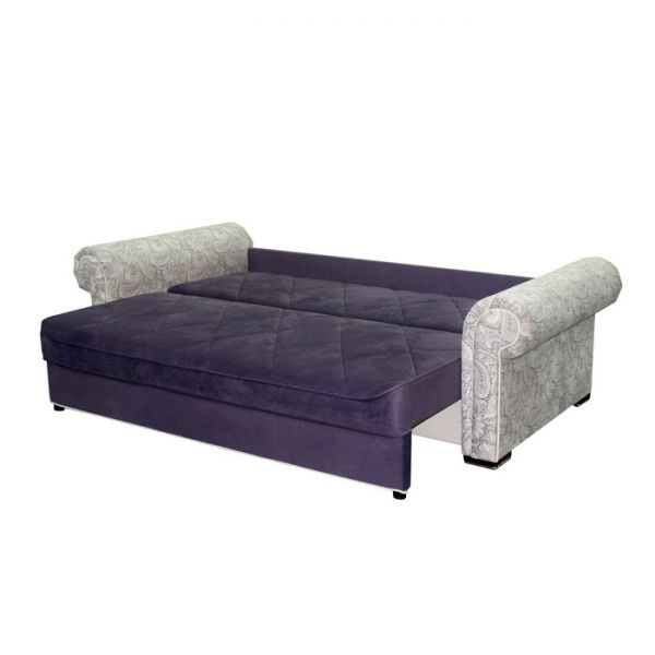 Диван "Цезарь" вариант 1, фиолетовый