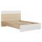 Кровать ЛАЙТ 1400х2000 Белый/корпус Дуб Сонома
