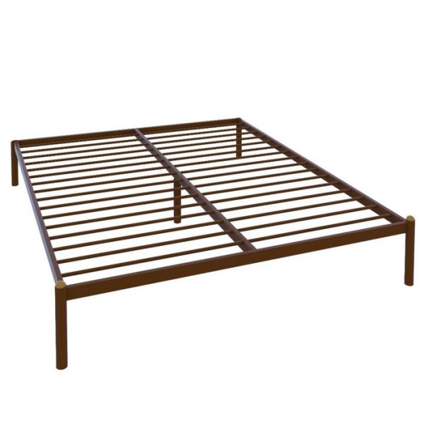Кровать «Вероника», 1200 ? 1900 мм, металл, цвет коричневый