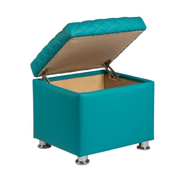 Пуф с крышкой Вега 430х480х430 Бирюзовый