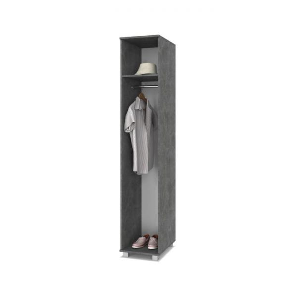 Пенал Виора В11 520х400х2100 Камень темный/дуб ирландский