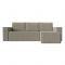 Угловой диван «Куба», механизм еврокнижка, рогожка, цвет бежевый