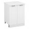 Шкаф напольный ШН 600 Прованс, 600*600*850, МДФ Белый/Белый