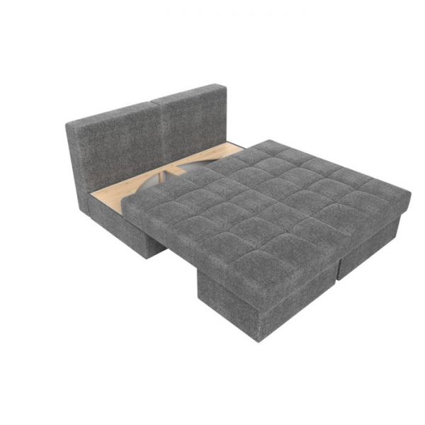 Диван трансформер «Сплит», механизм еврокнижка, рогожка, цвет серый