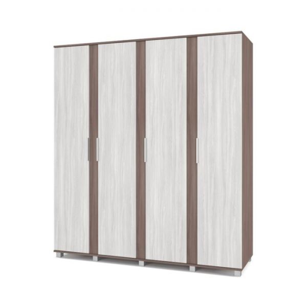 Шкаф Пандора-П41 520х1900х2100 4-х створчатый  Шимо темный/светлый