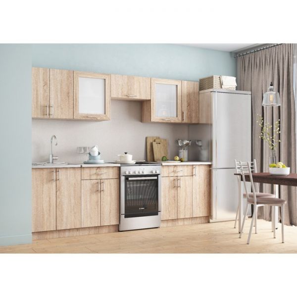 Шкаф напольный под мойку Легенда-10 1000х600х850  Дуб сонома