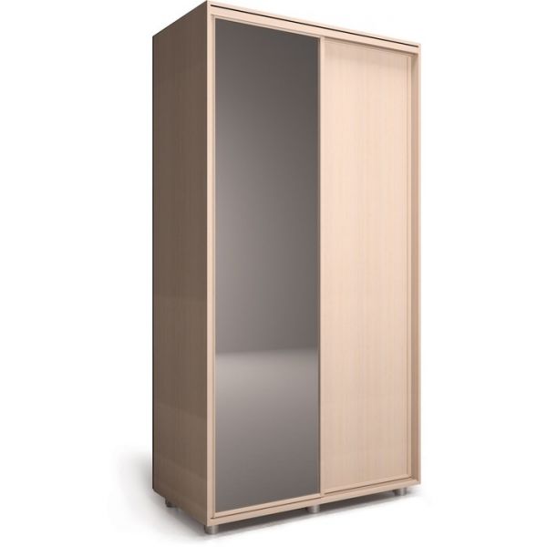 Шкаф-купе Удачный 1 зеркало 1200х600х2300 Венге Темный