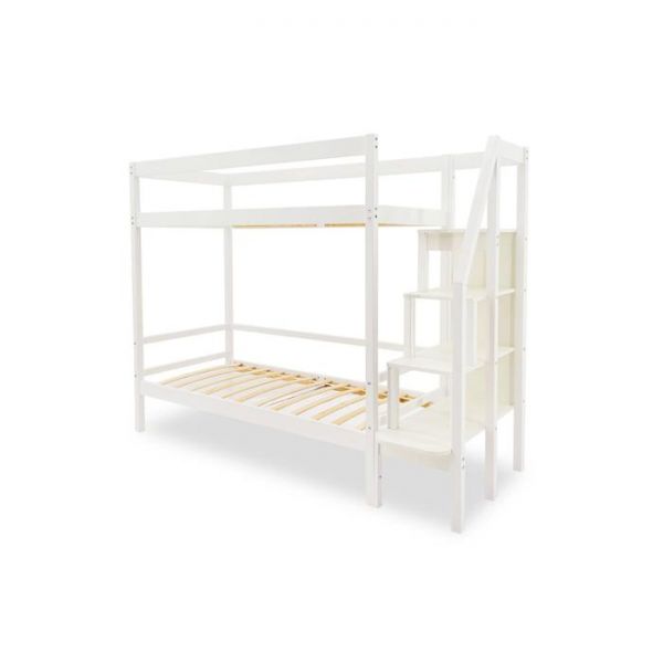 Детская двухъярусная кровать Бельмарко Svogen белый