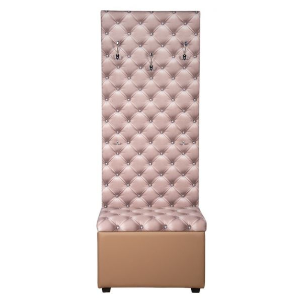 Настенная Вешалка Принт 700х1400 бежево-розовый