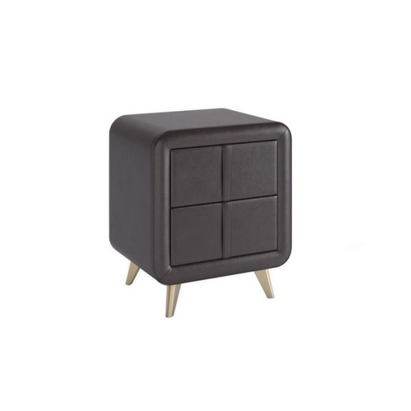 Тумба прикроватная Софи 480х370х580 экокожа белая